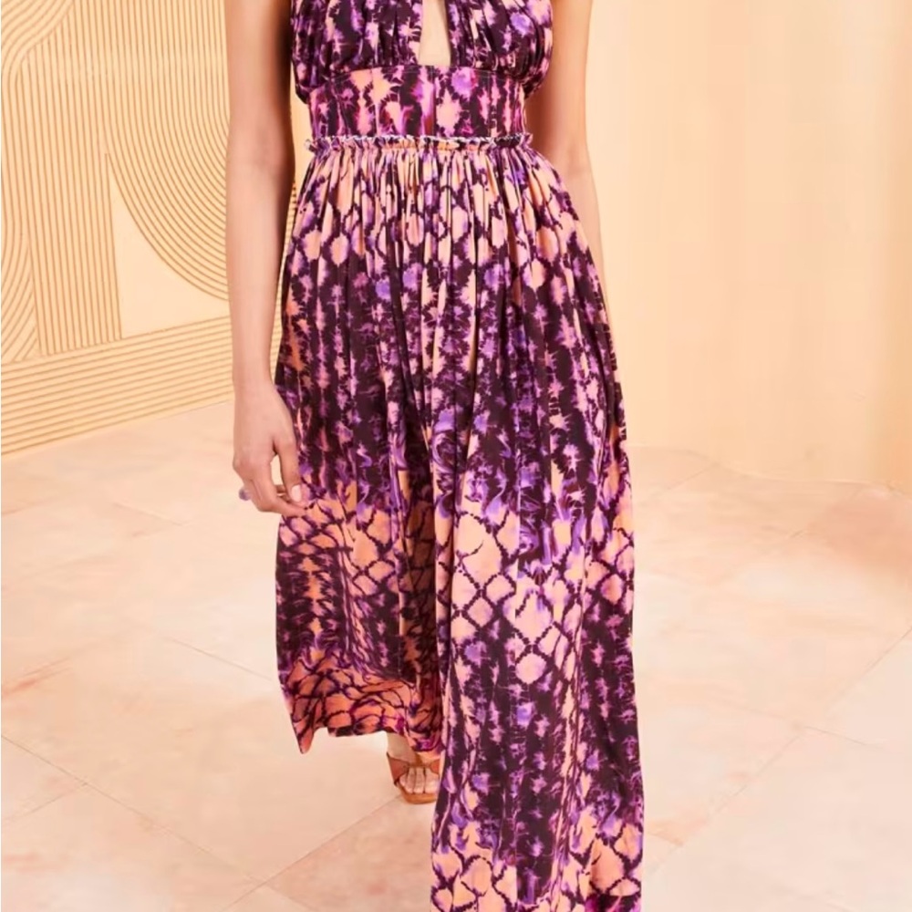 Chic Purple and Pink Maxi Dress - Picture 1 of 6